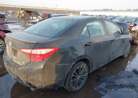 2014 Toyota Corolla S Plus z USA, uszkodzony, nr VIN 2T1BURHE3EC176328